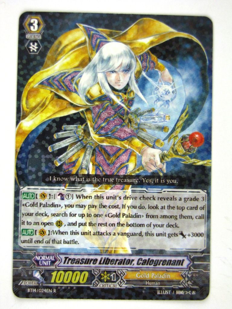 CFV Cards: TREASURE LIBERATOR, CALOGRENANT BT14 # 14D11