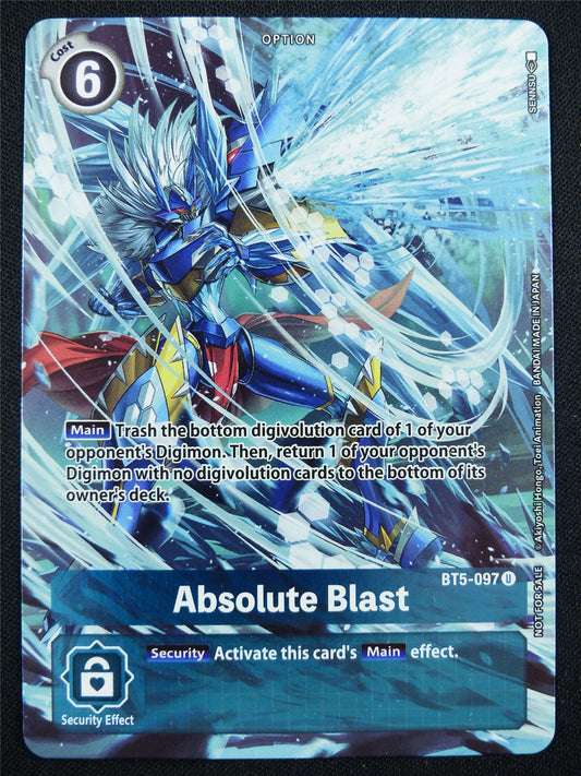 Absloute Blast BT5-097 U alt art - Digimon Card #1OQ