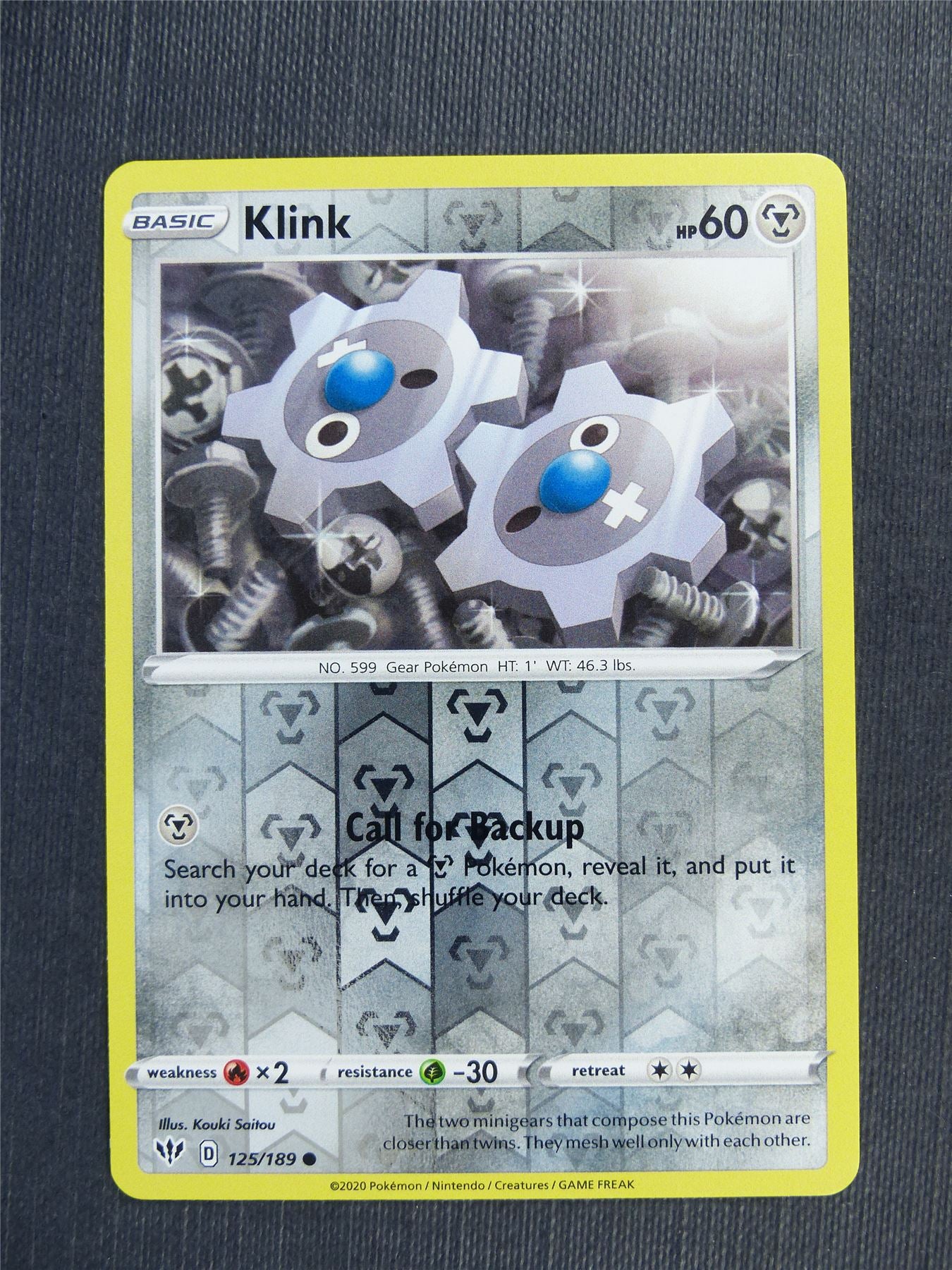 Klink 125/189 - DAA - Pokemon Card #3B5
