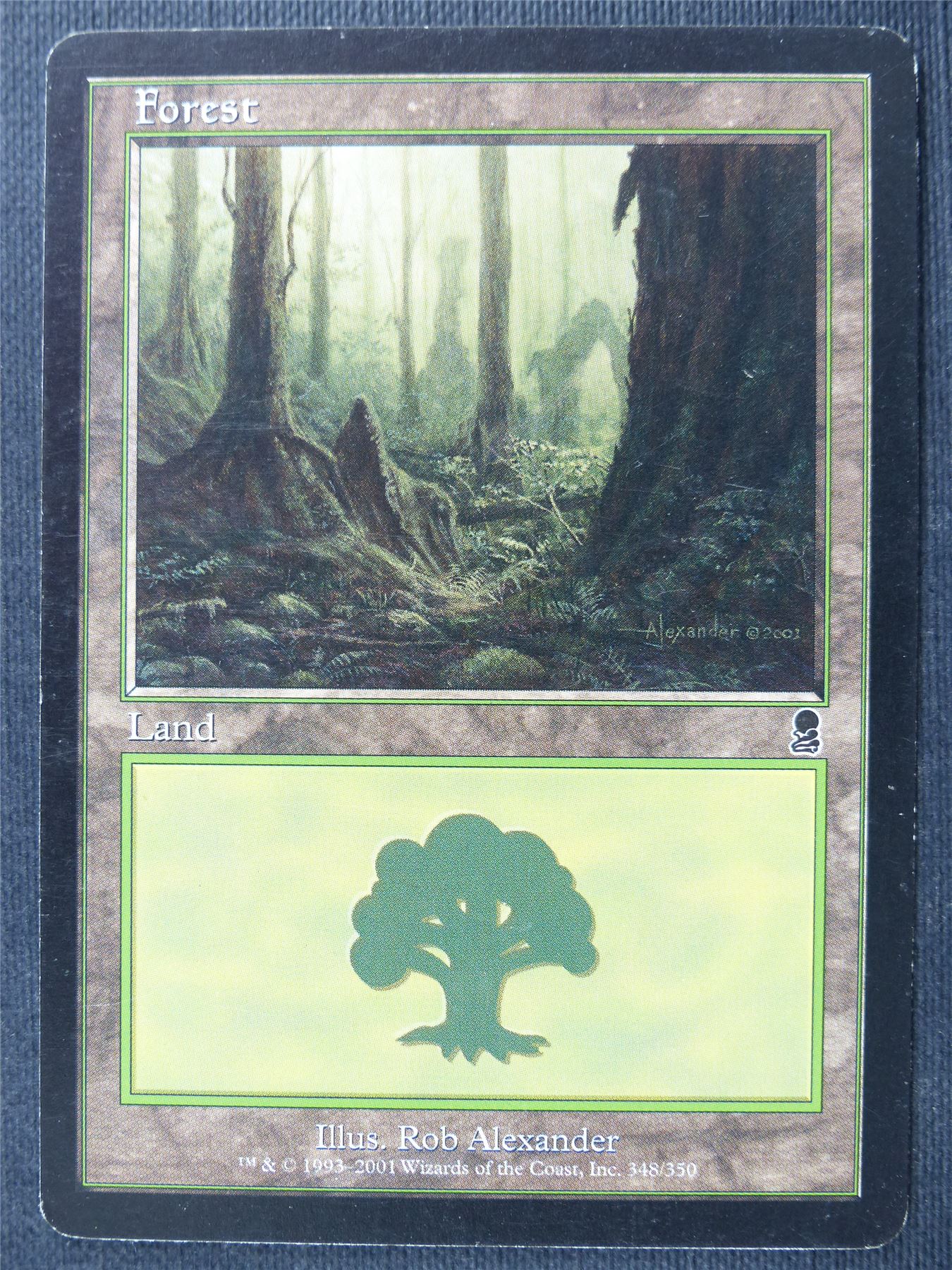 Forest 348/350 - Odyssey - Mtg Magic Cards #2R7