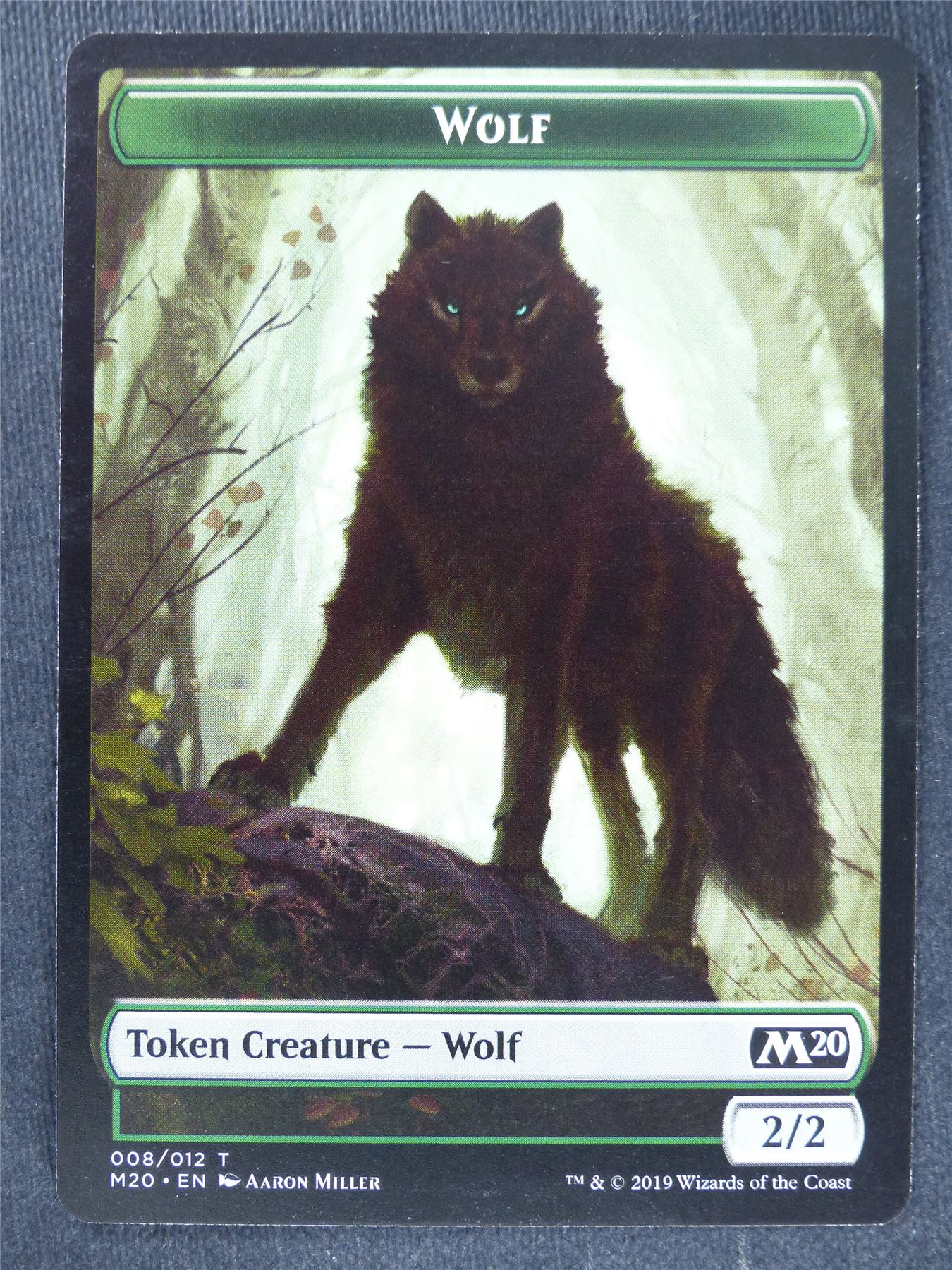 Wolf Token - Mtg Magic Cards #F6