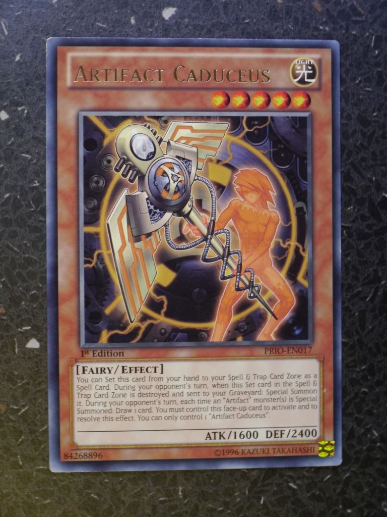 Yugioh Cards: ARTIFACT CADUCEUS PRIO RARE # 4B93