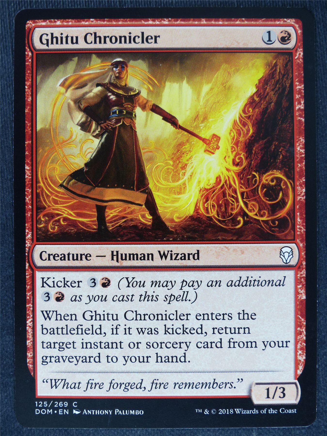 Ghitu Chronicler - Mtg Magic Cards #AO