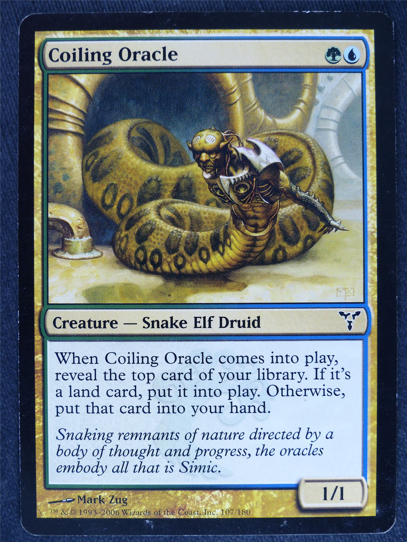 Coiling Oracle - Mtg Magic Cards #KS