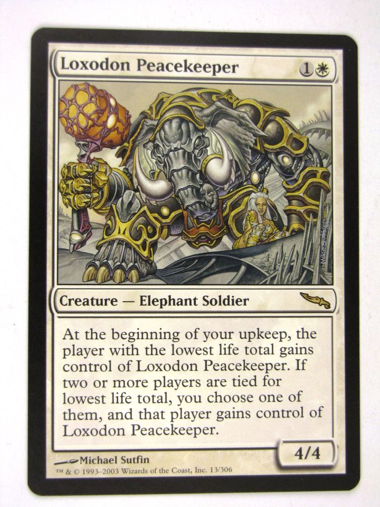 MTG Magic: the Gathering Cards: LOXODON PEACEKEEPER: MRD