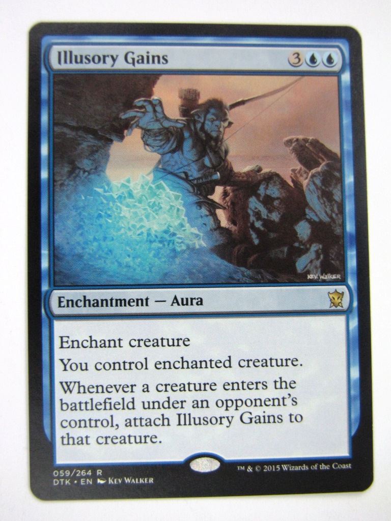 MTG Magic Played Cards: ILLUSORY GAINS # 7B26