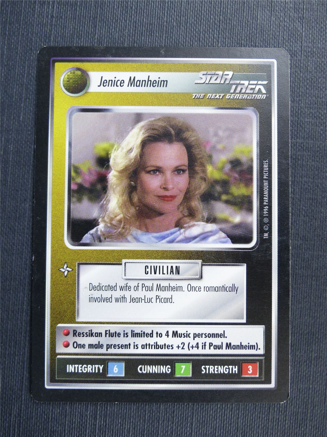 Jenice Manheim - TNG - Star Trek Cards #4RI