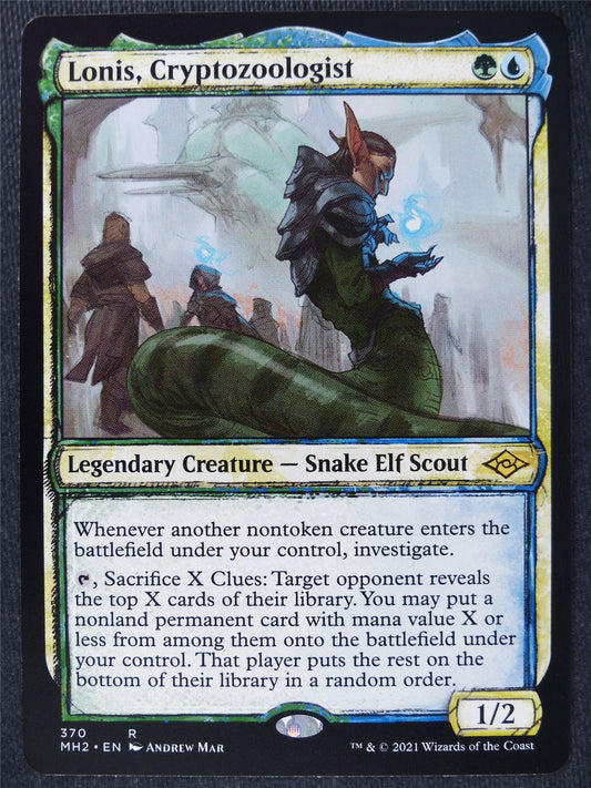 Lonis Cryptozoologist Sketch - MH2 - Mtg Magic Cards #D1