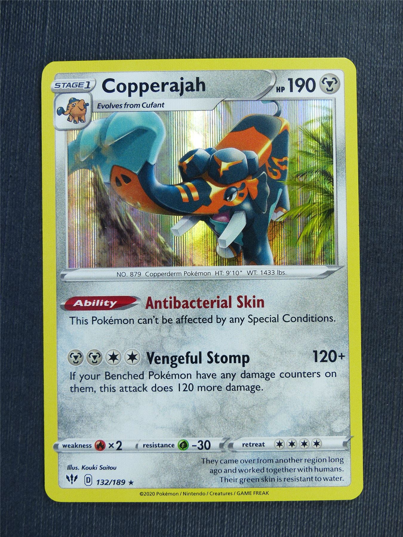 Copperajah 132/189 - DAA - Pokemon Card #3A7