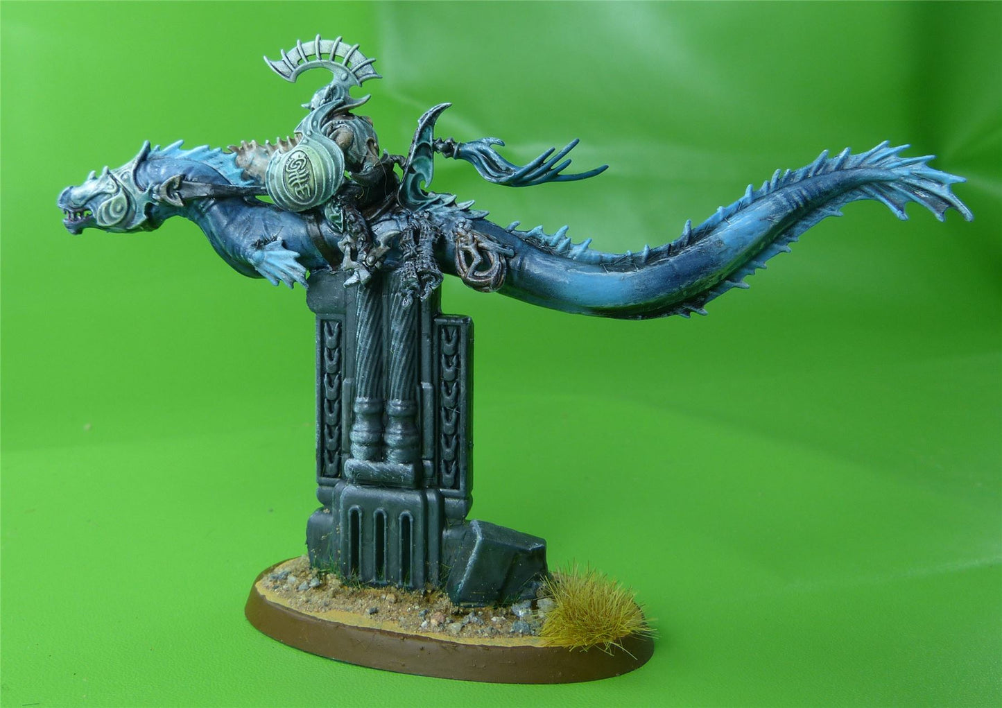 Idoneth Deepkin Akhelian Morrsarr Guard Painted - Warhammer AoS 40k #84R