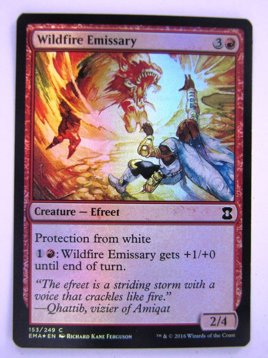 MTG Magic Cards: Eternal Masters: WILDFIRE EMISSARY FOIL # 12A93