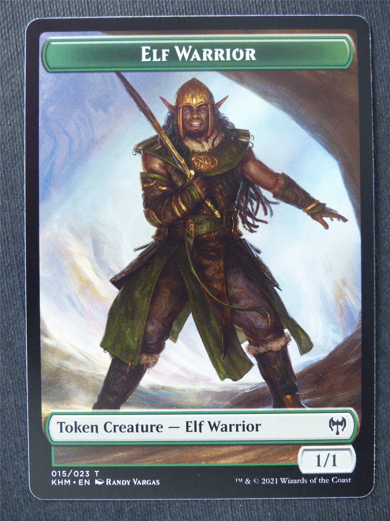Elf Warrior Token - Mtg Magic Cards #VB