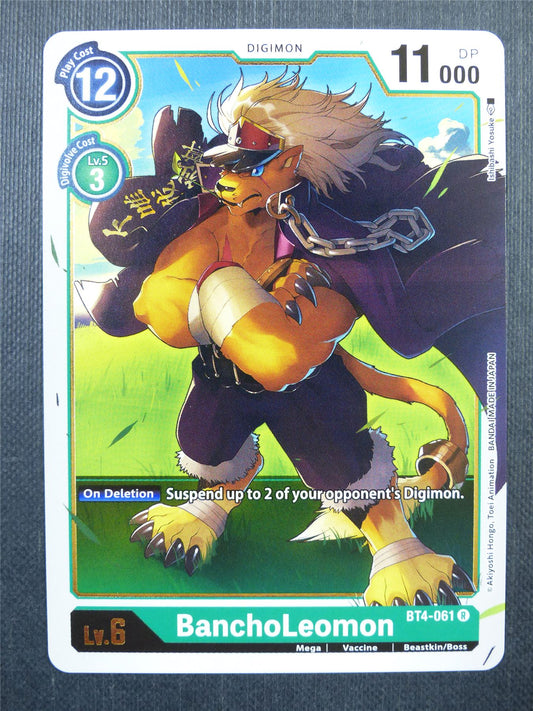 BanchoLeomon BT4 R - Digimon Card #44T