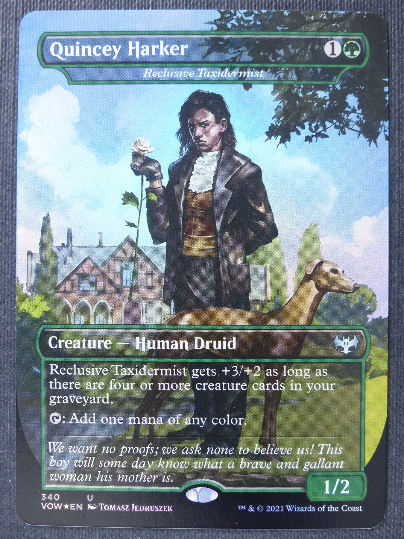 Quincey Harker Showcase Foil - Crimson Vow - Mtg Card #2E2