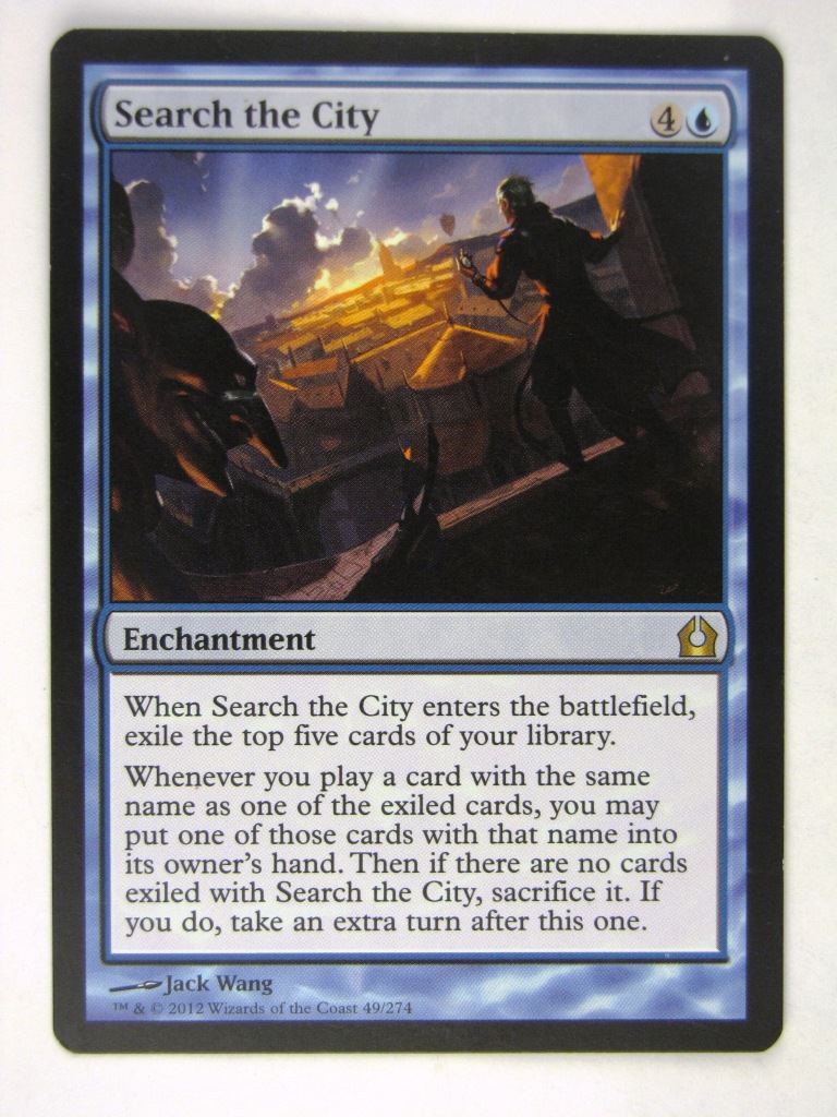MTG Magic Played Cards: SEARCH THE CITY # 18F100