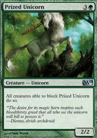 Mtg Magic Card: M10 : Prized Unicorn