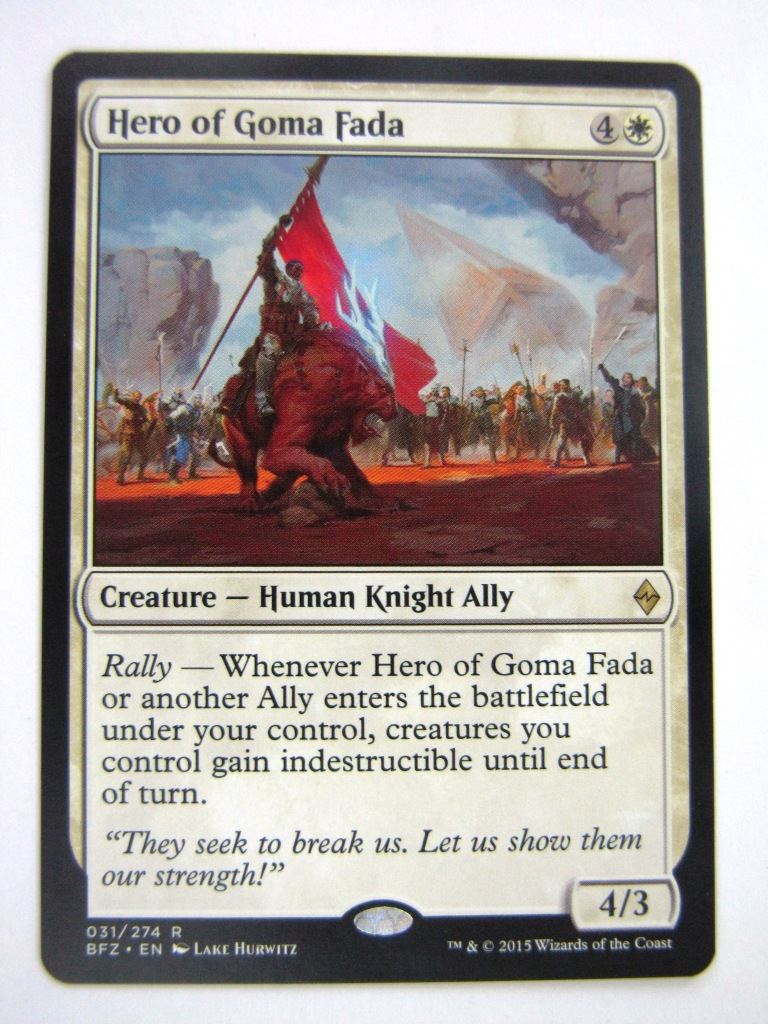 MTG Magic Cards: HERO OF GOMA FADA # 9C2