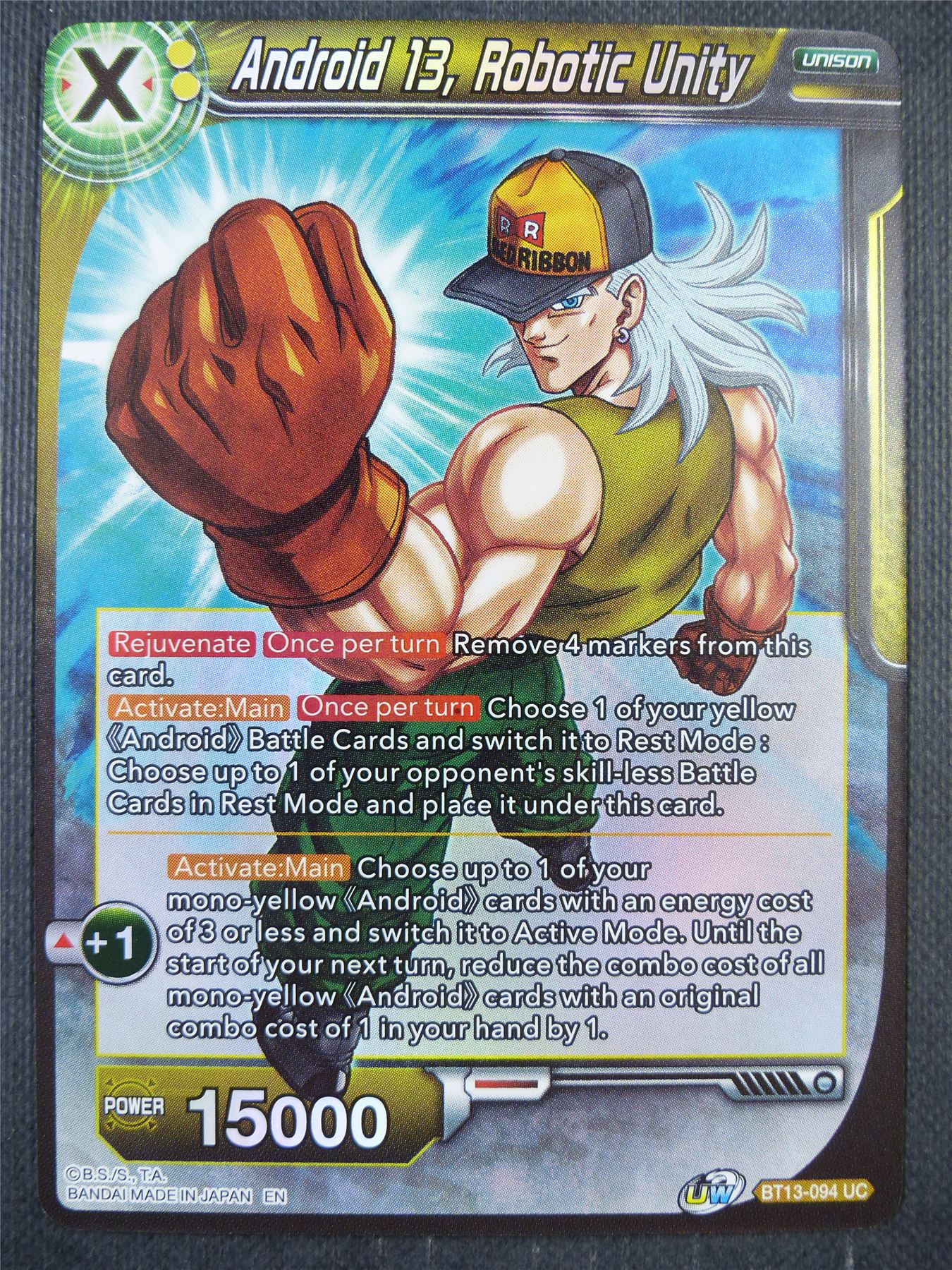 Android 13 Robotic Unity BT13 Foil - Dragon Bal Super Card #8XE