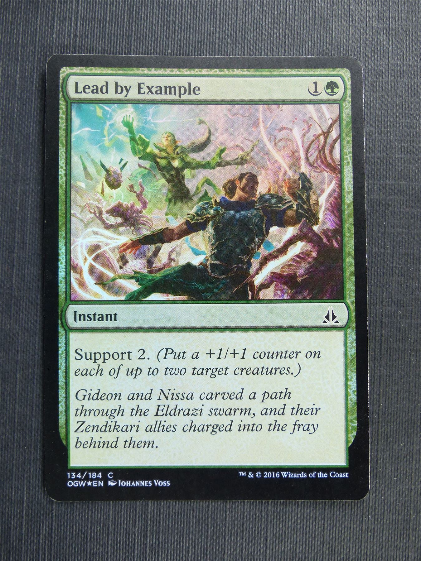 Lead by Example Foil - Mtg Magic Cards #57I