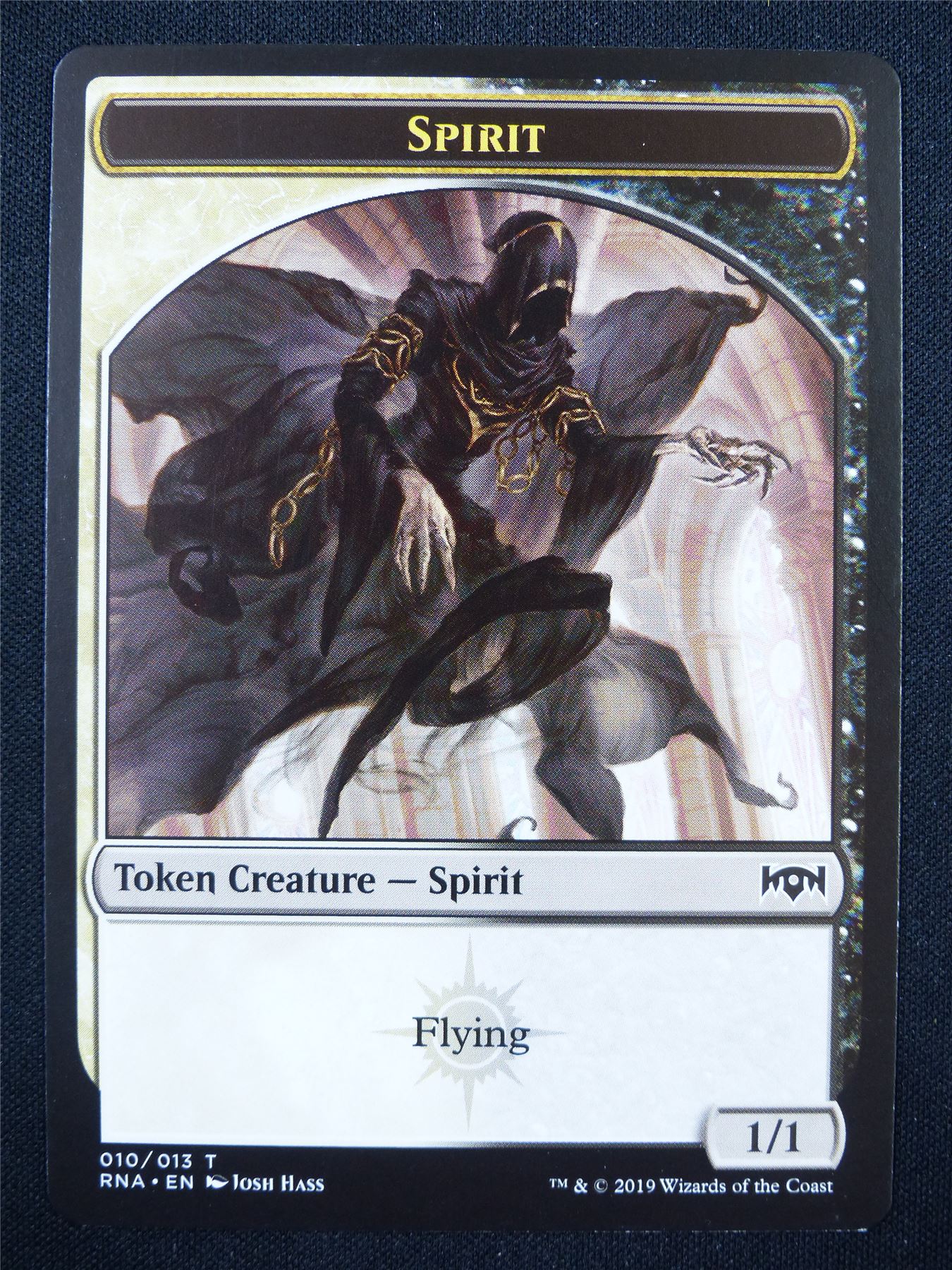 White Black Spirit Token - Mtg Card #2BV