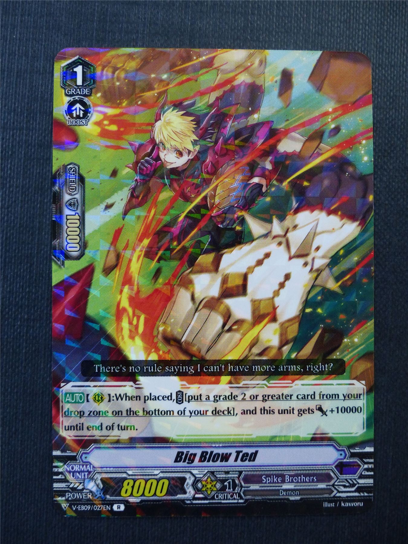 Big Blow Ted V-EB09 R - Vanguard Cards #V8