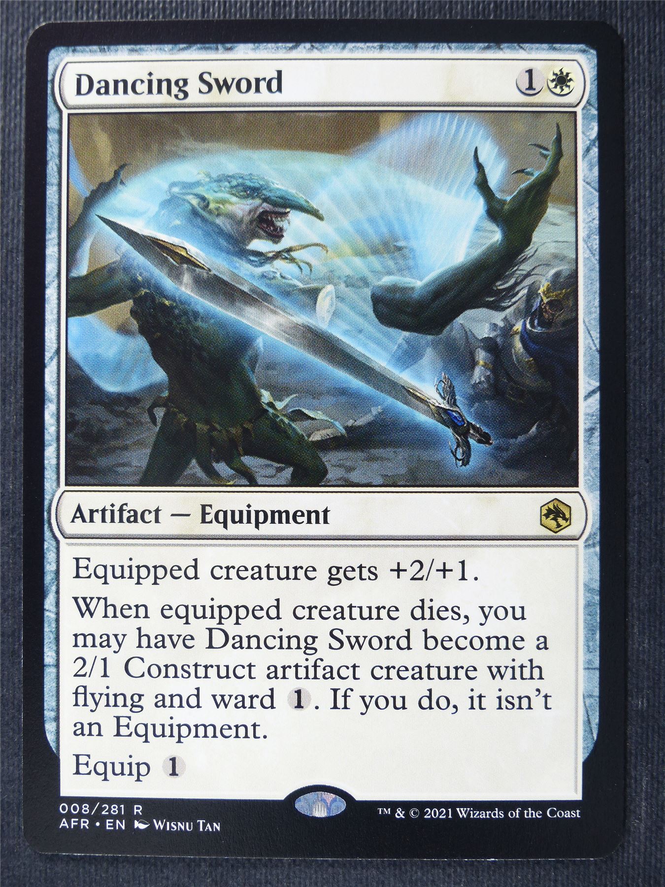 Dancing Sword - AFR - Mtg Card #2AA