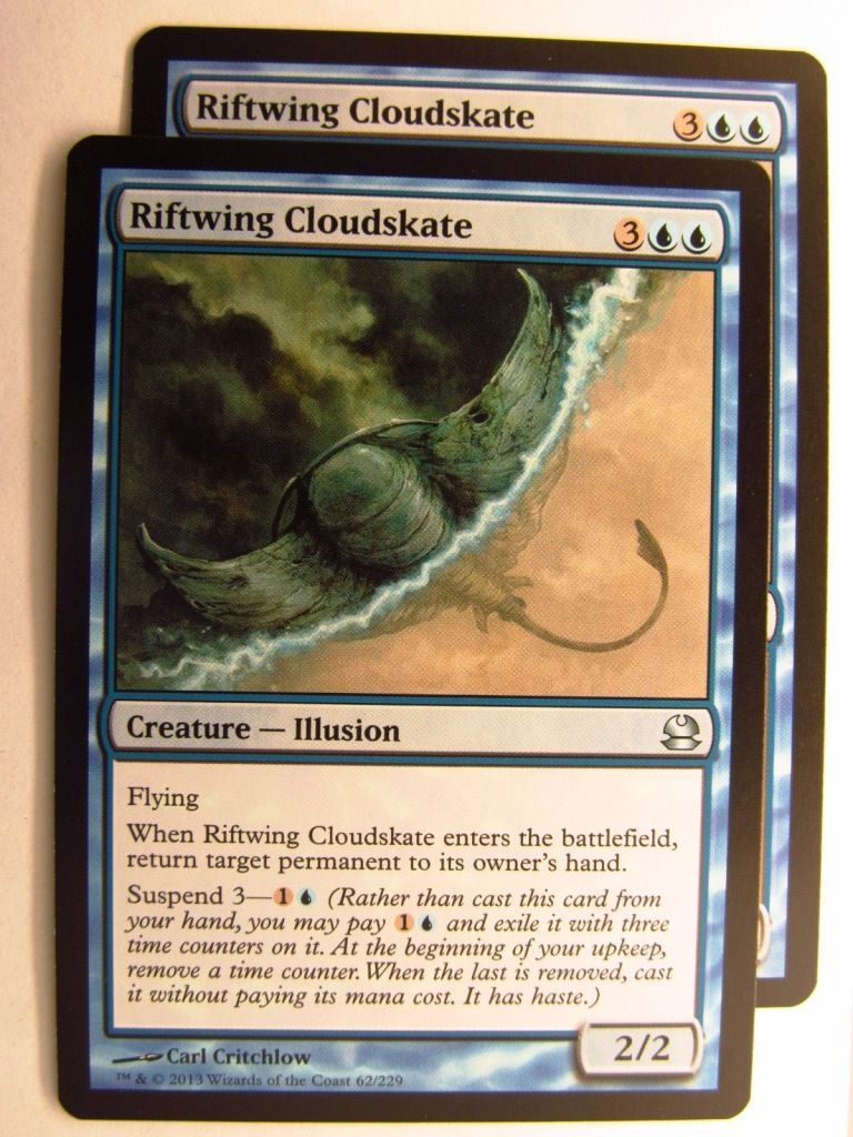 MTG magic the gathering CCG: RIFTWING CLOADSKATE x2: MODERN MASTERS