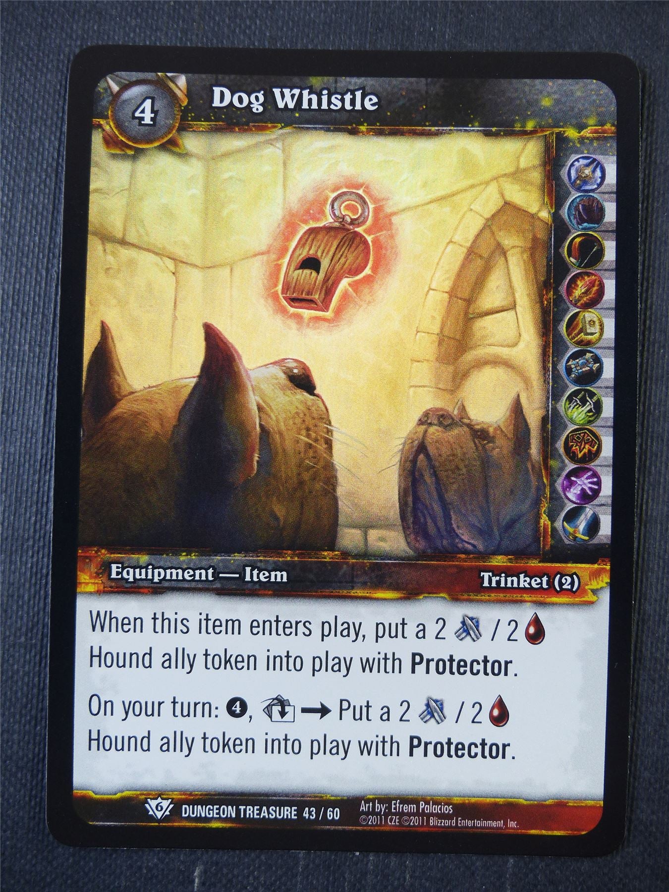 Dog Whistle 43/60 Foil - WoW Card #1A0