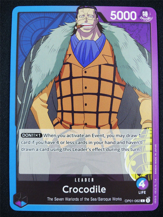 Crocodile OP01-062 - One Piece Card #28O