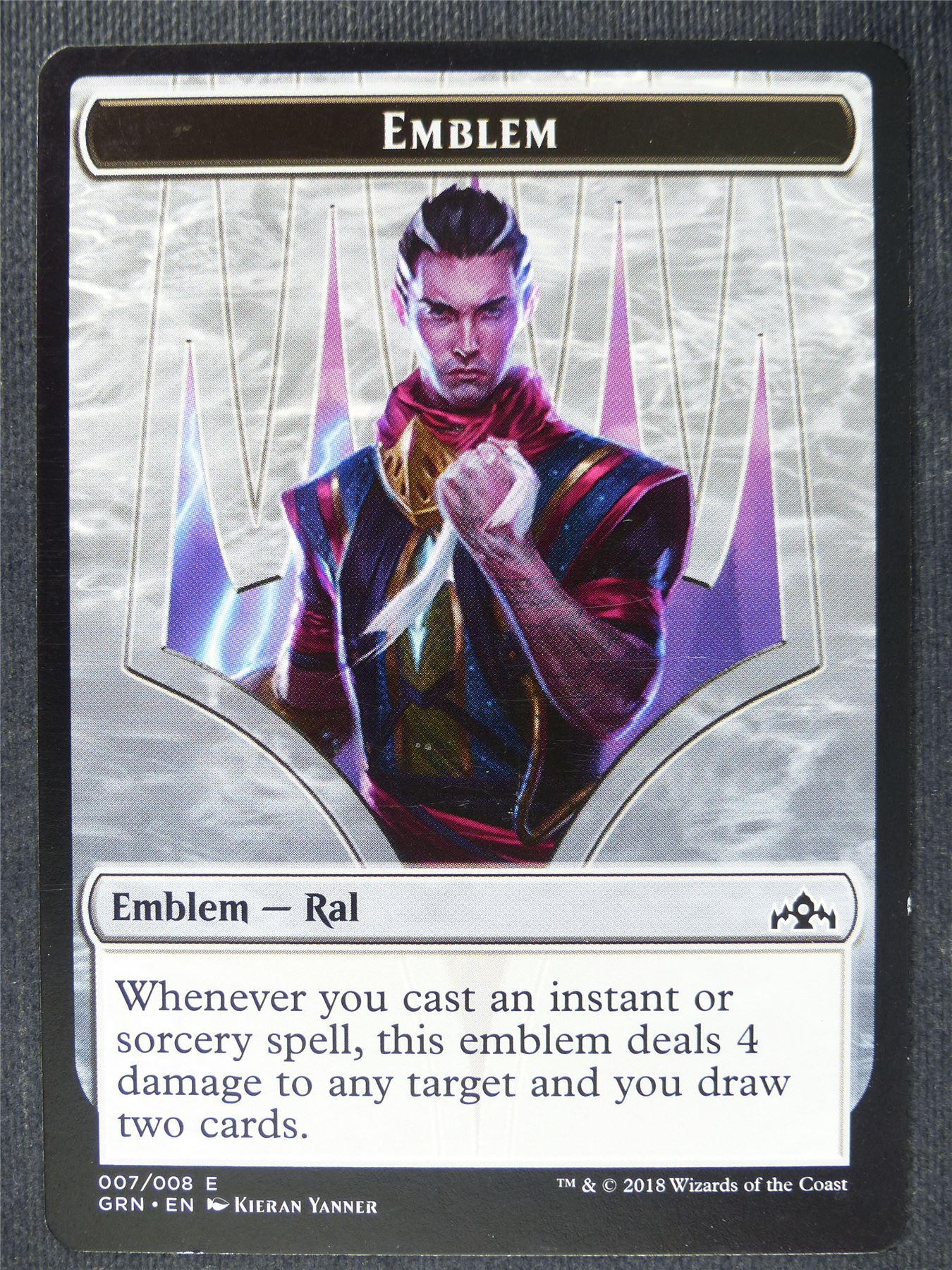 Ral Emblem Token - Mtg Magic Cards #RX Archeron Ral Emblem Token - Mtg Magic Cards #RX Archeron