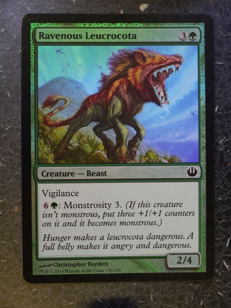MTG Cards: RAVENOUS LEUCROCOTA FOIL # 5B11