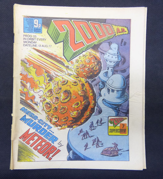 2000 AD Comic - Programme 25 - 13 Aug 1977 #MO