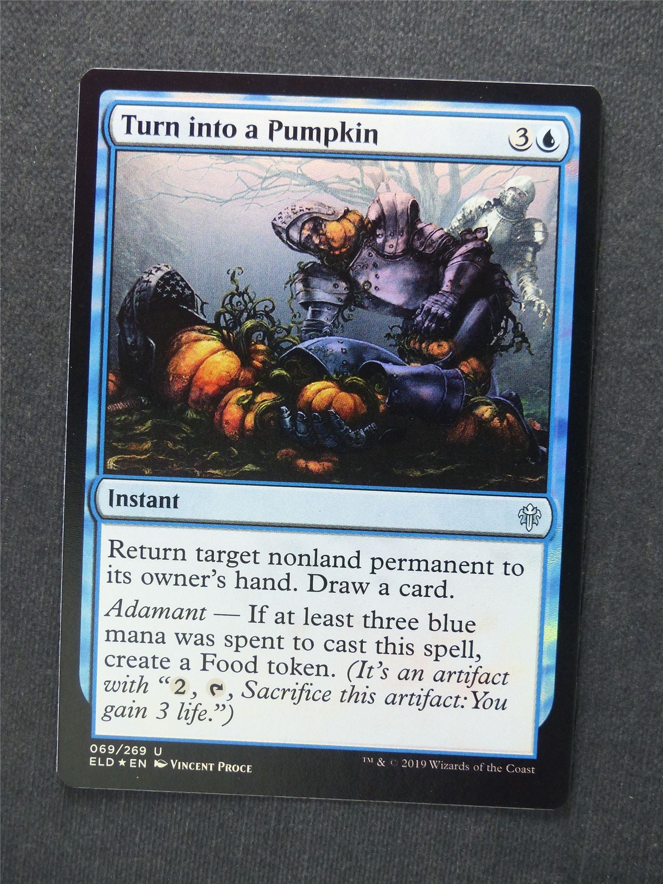 Turn into a Pumpkin Foil - Mtg Magic Cards #122