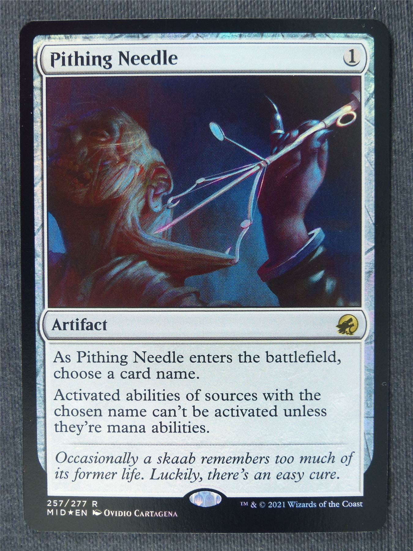 Pithing Needle Foil - MID - Mtg Cards #3UC