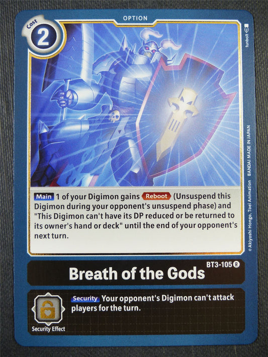 Breath of the Gods BT3-105 R - Digimon Card #9GY