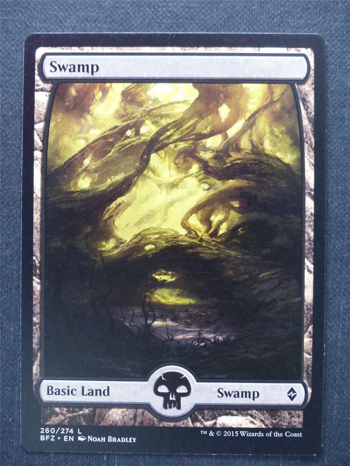 Swamp 260/274 Full Art - Mtg Magic Card #BI