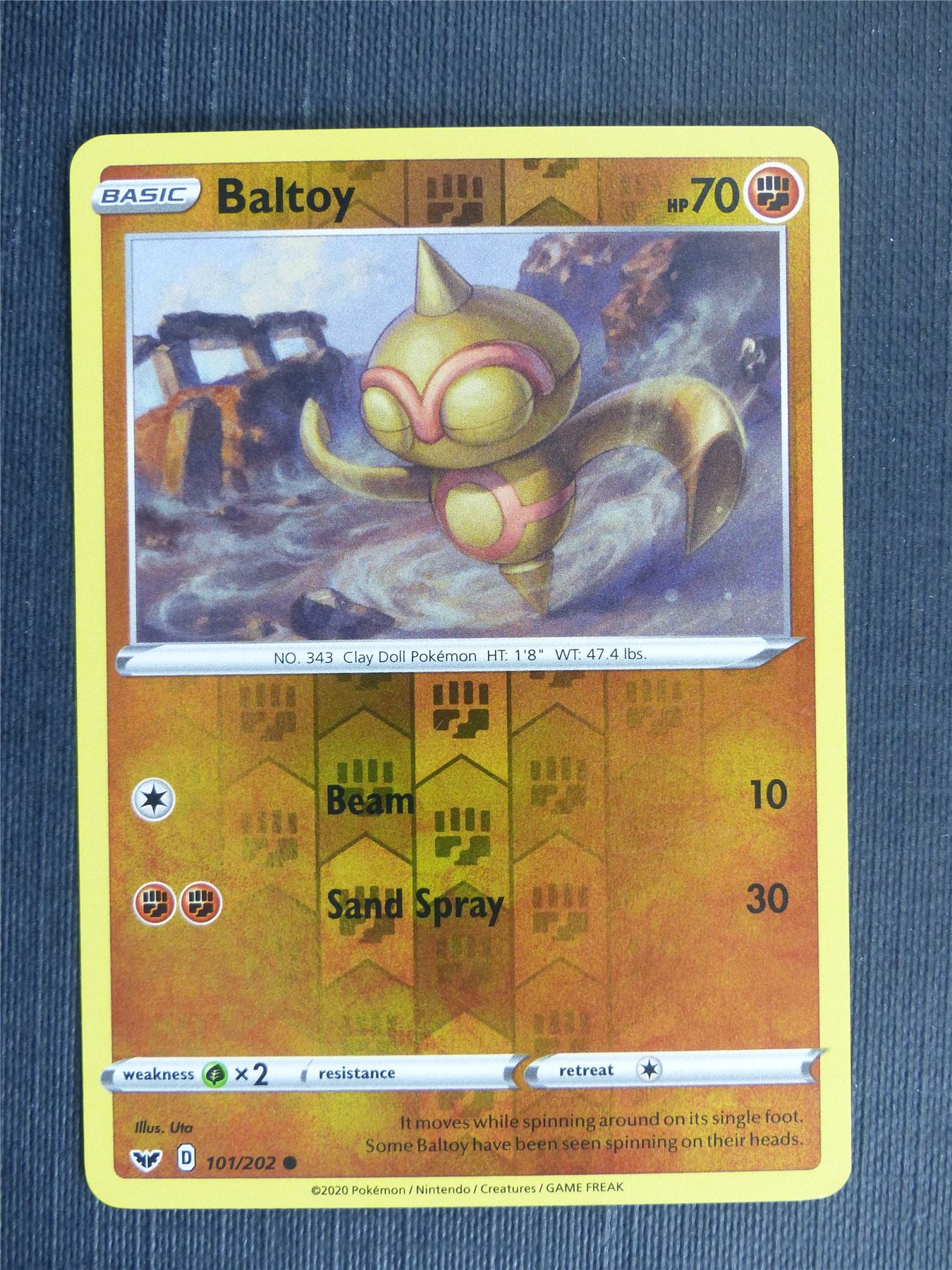 Baltoy 101/202 Reverse Holo - Pokemon Cards #1P5 Archeron Baltoy 101/202 Reverse Holo - Pokemon Cards #1P5 Archeron