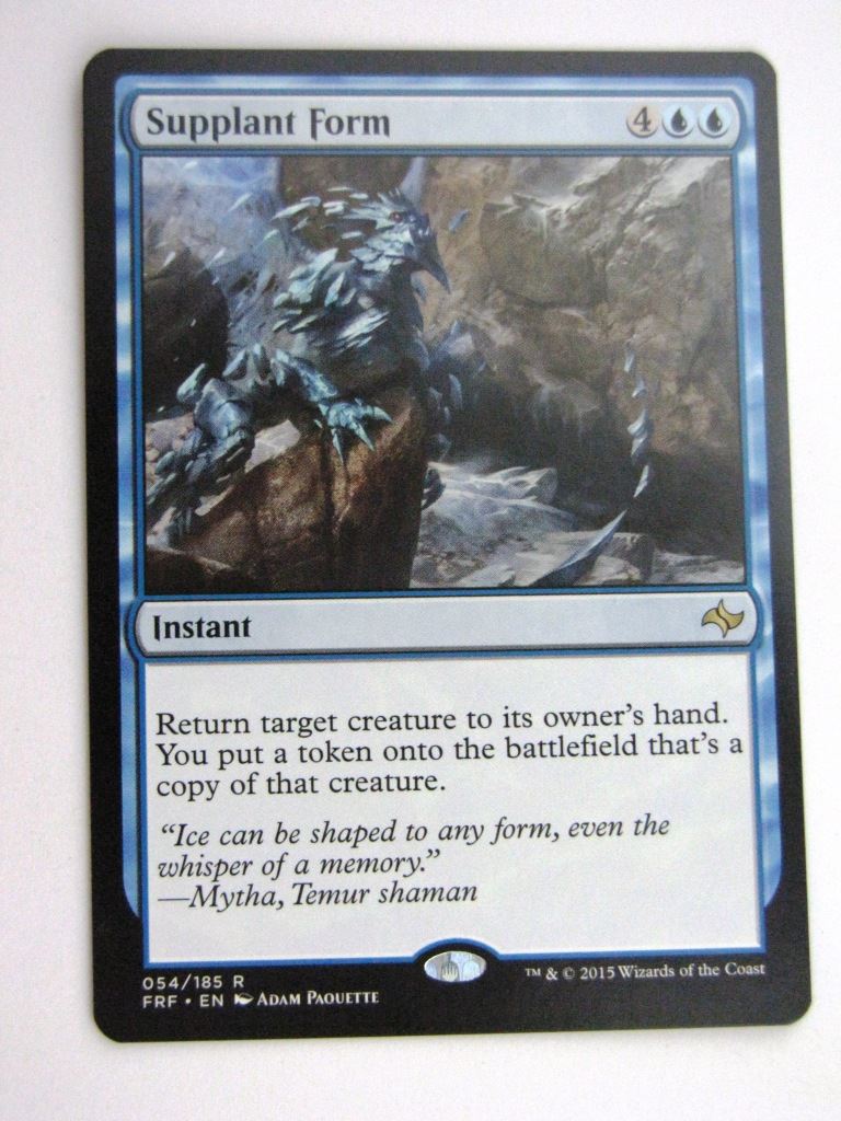 MTG Magic Cards: SUPPLANT FORM # 36G80