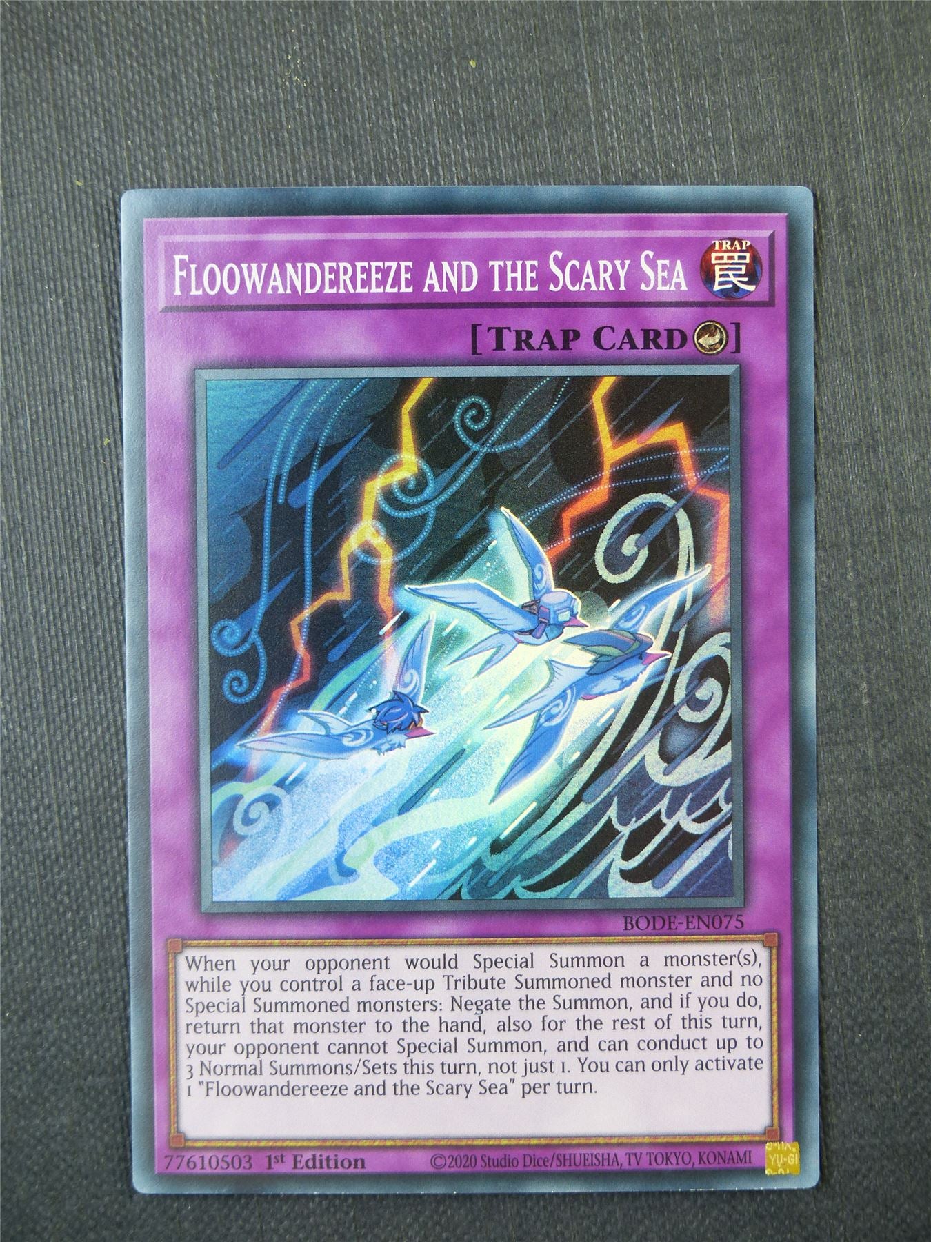 Floowandereeze and the Scary Sea - Yugioh Card #9HZ Archeron Floowandereeze and the Scary Sea - Yugioh Card #9HZ Archeron