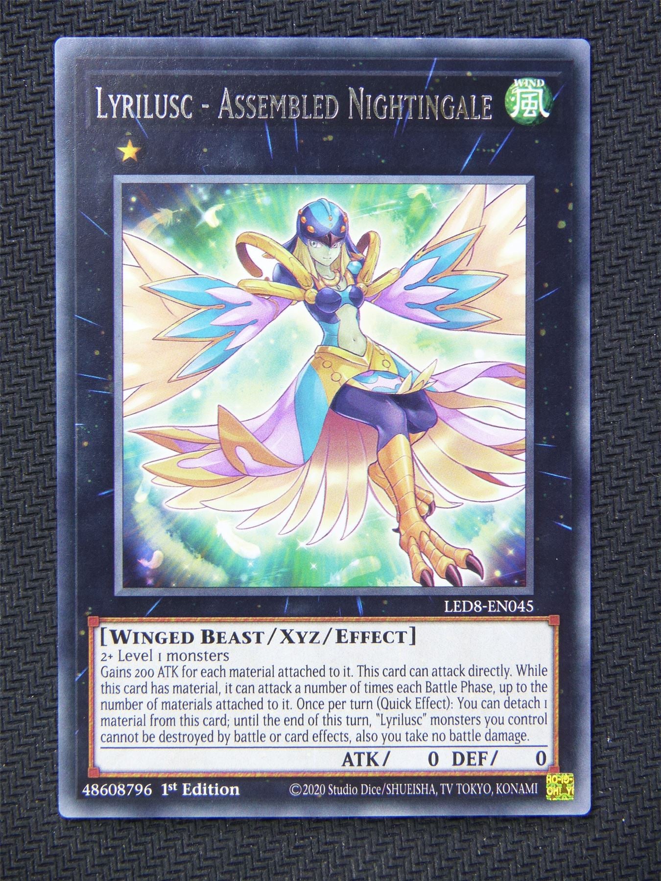 Lyrilusc Assembled Nightingale LED8 Rare - Yugioh Card #5GZ