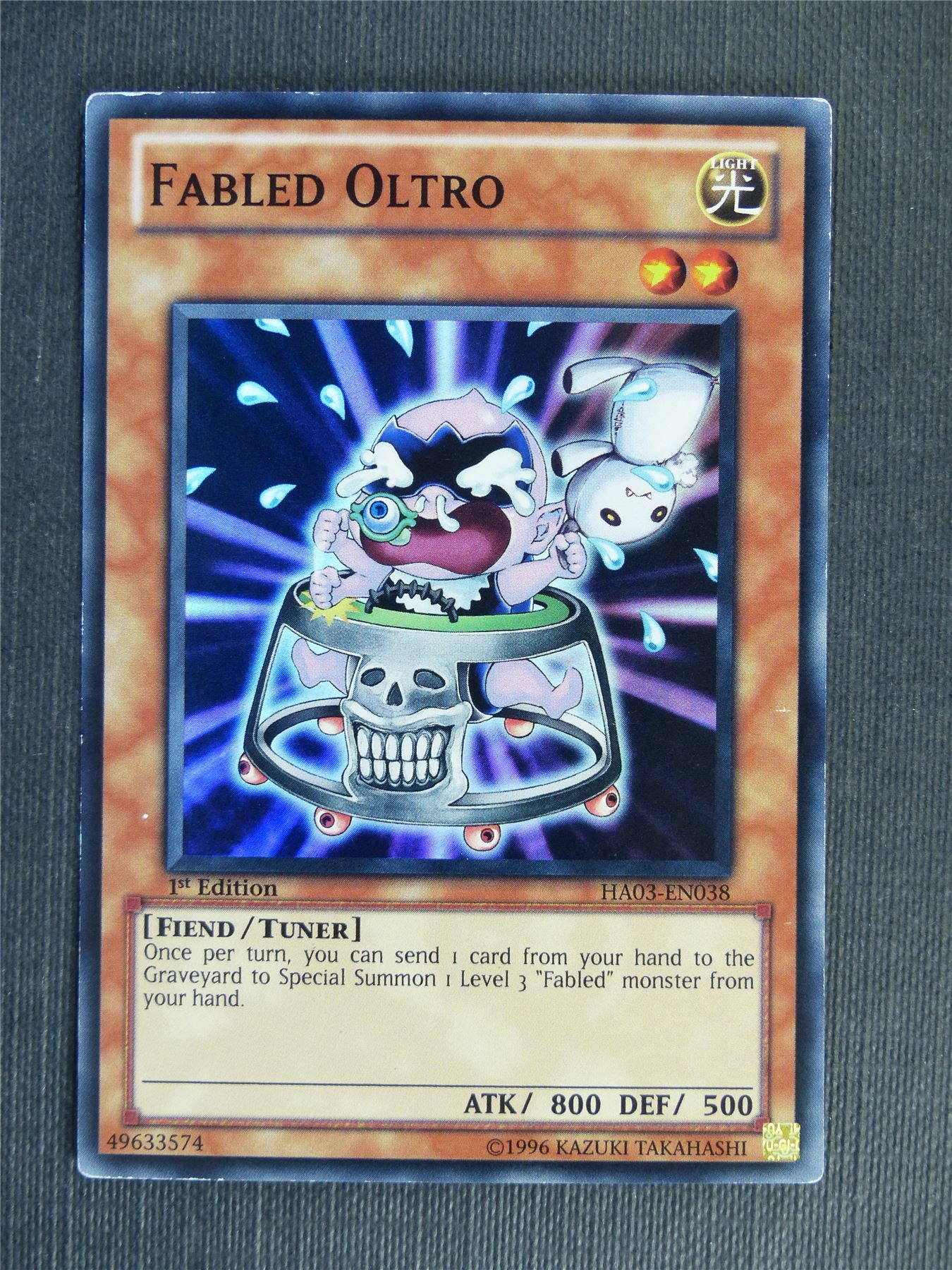 Fabled Oltro HA03 Super Rare - 1st ed