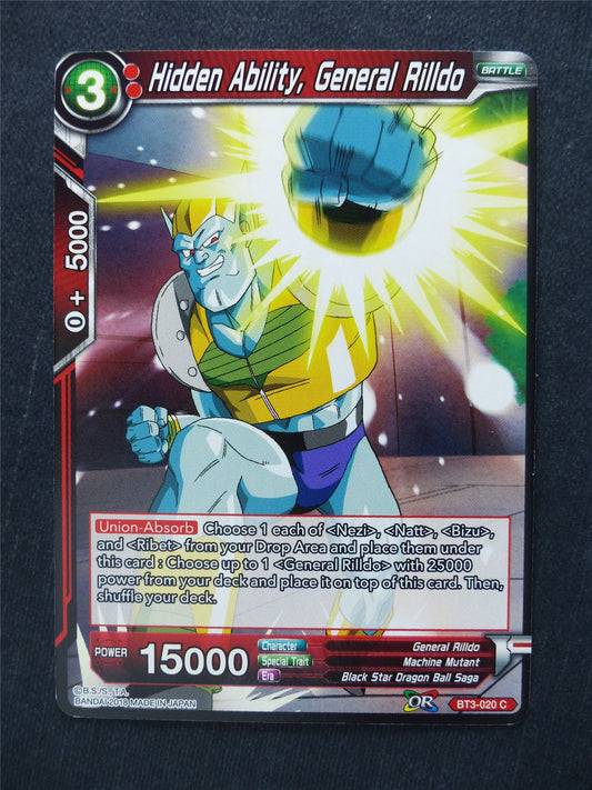 Hidden Ability General Rilldo - Dragon Ball Super Cards #FB