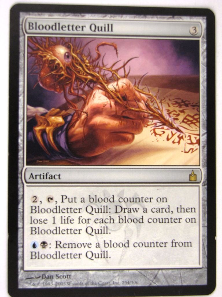 MTG Magic: the Gathering Cards: BLOODLETTER QUILL: RAV