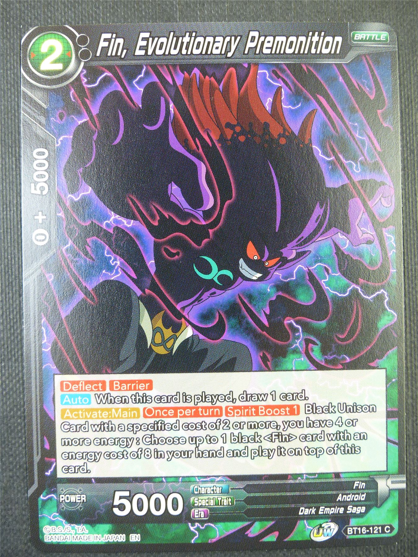 Fin Evolutionary Premonition - Dragon Ball Super Card #806