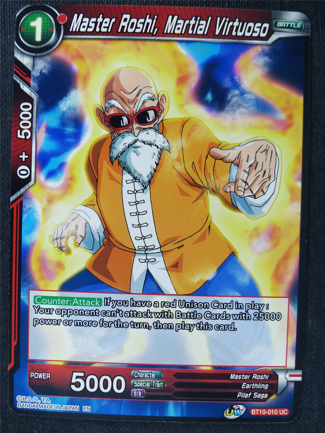 Master Roshi Martial Virtuoso - Dragon Ball Super Cards #5B