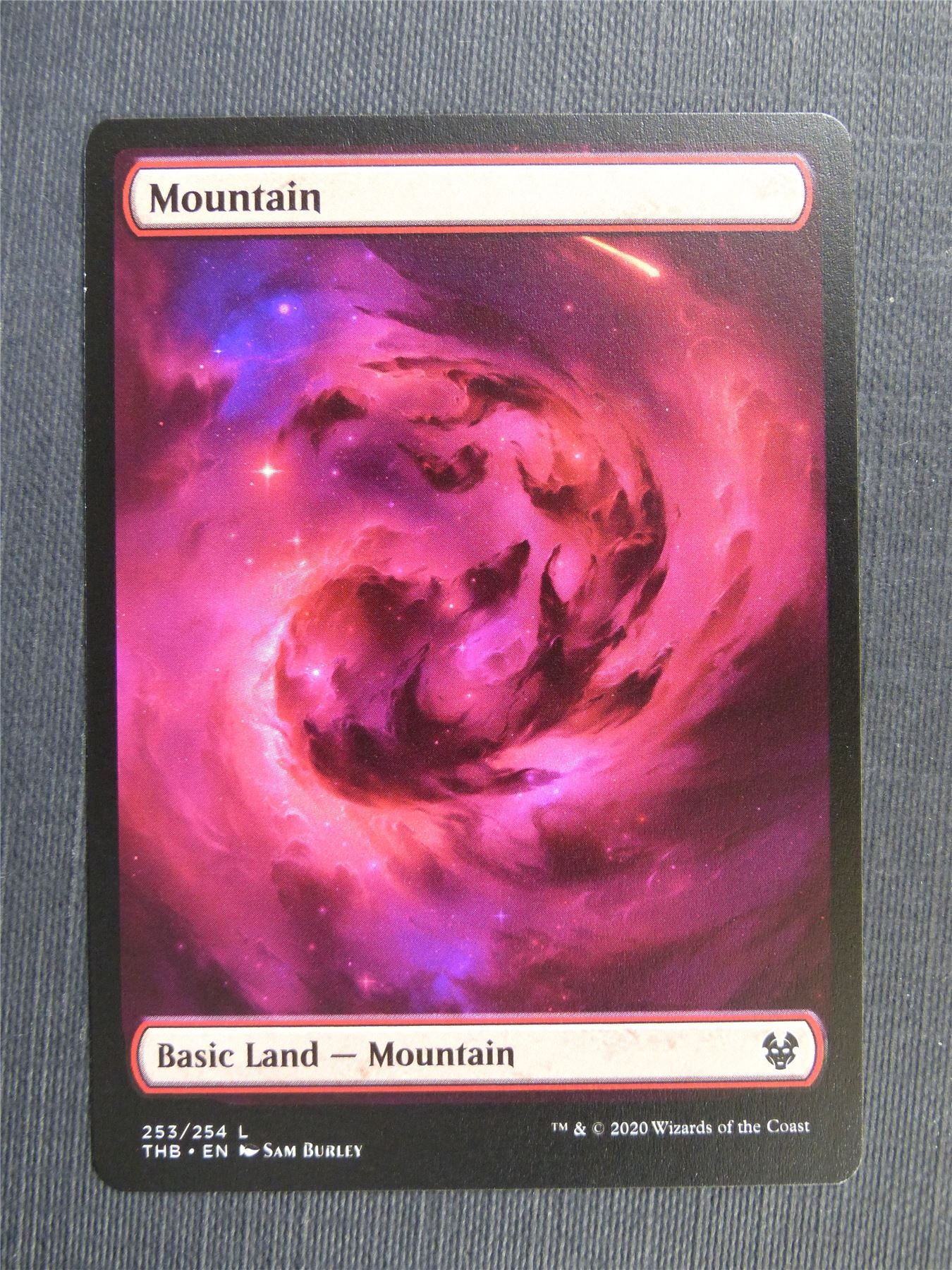 Mountain 253/254 full art - Mtg Magic Cards #35E