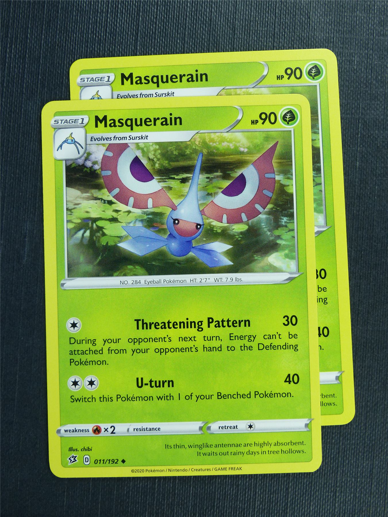 Masquerain 011/192 x2 - RCL - Pokemon Card #3KP