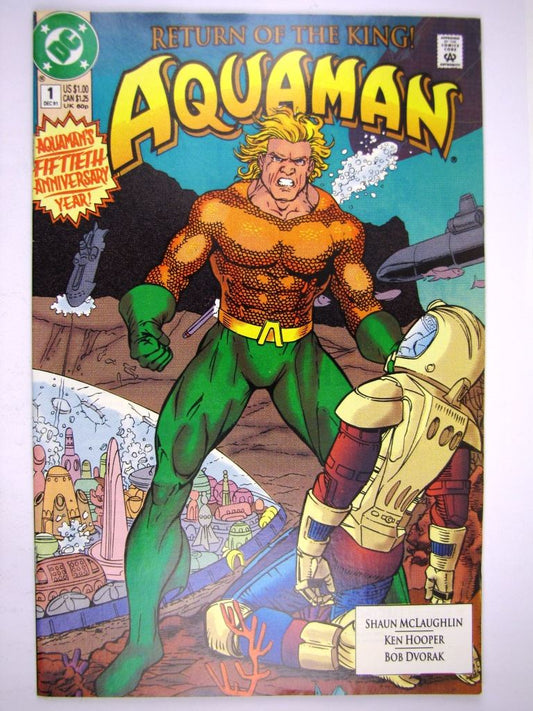 DC Comic: AQUAMAN #1 DECEMBER 1991 #