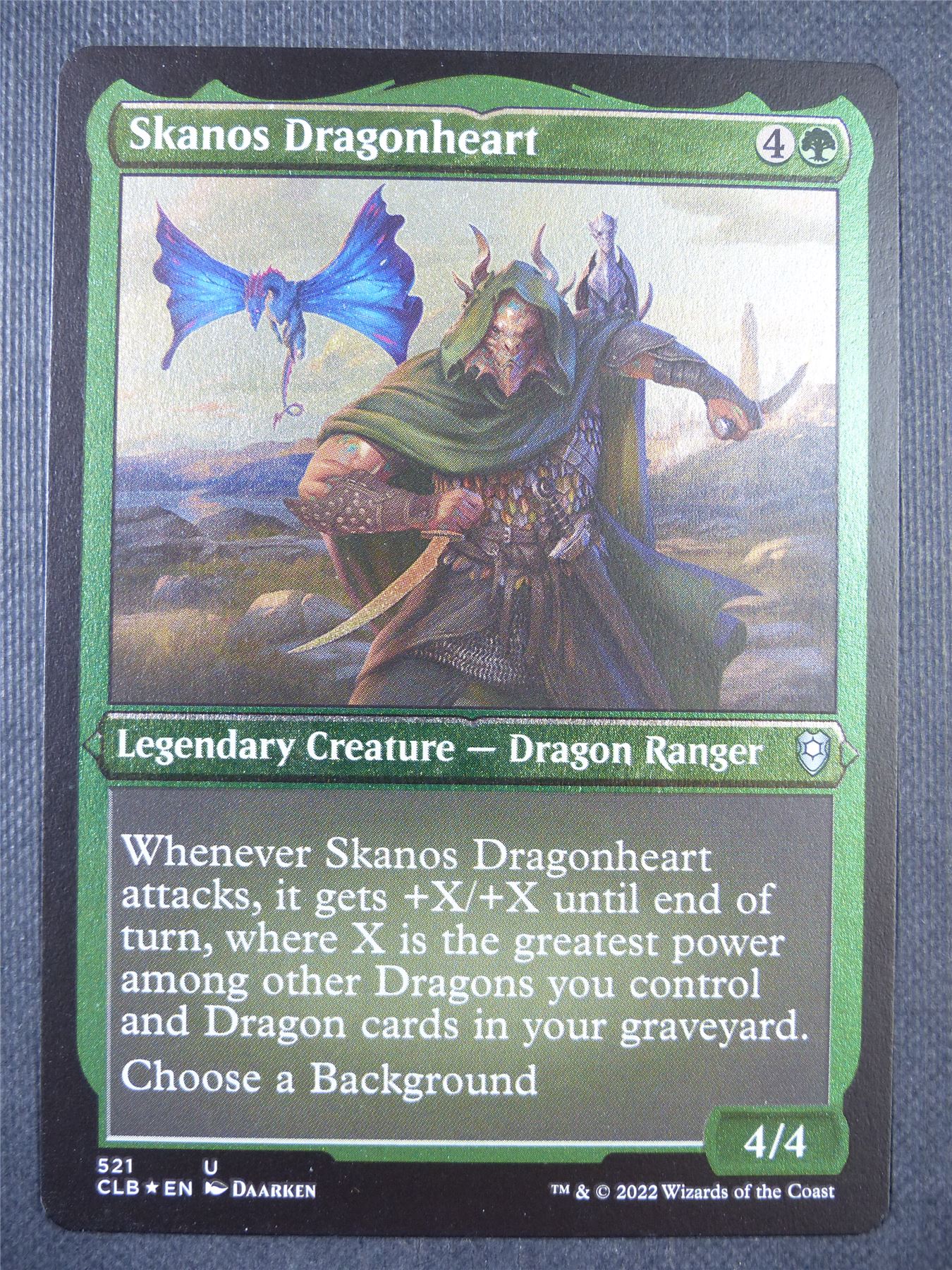 Skanos Dragonheart Etched Foil - Mtg Card #70Q