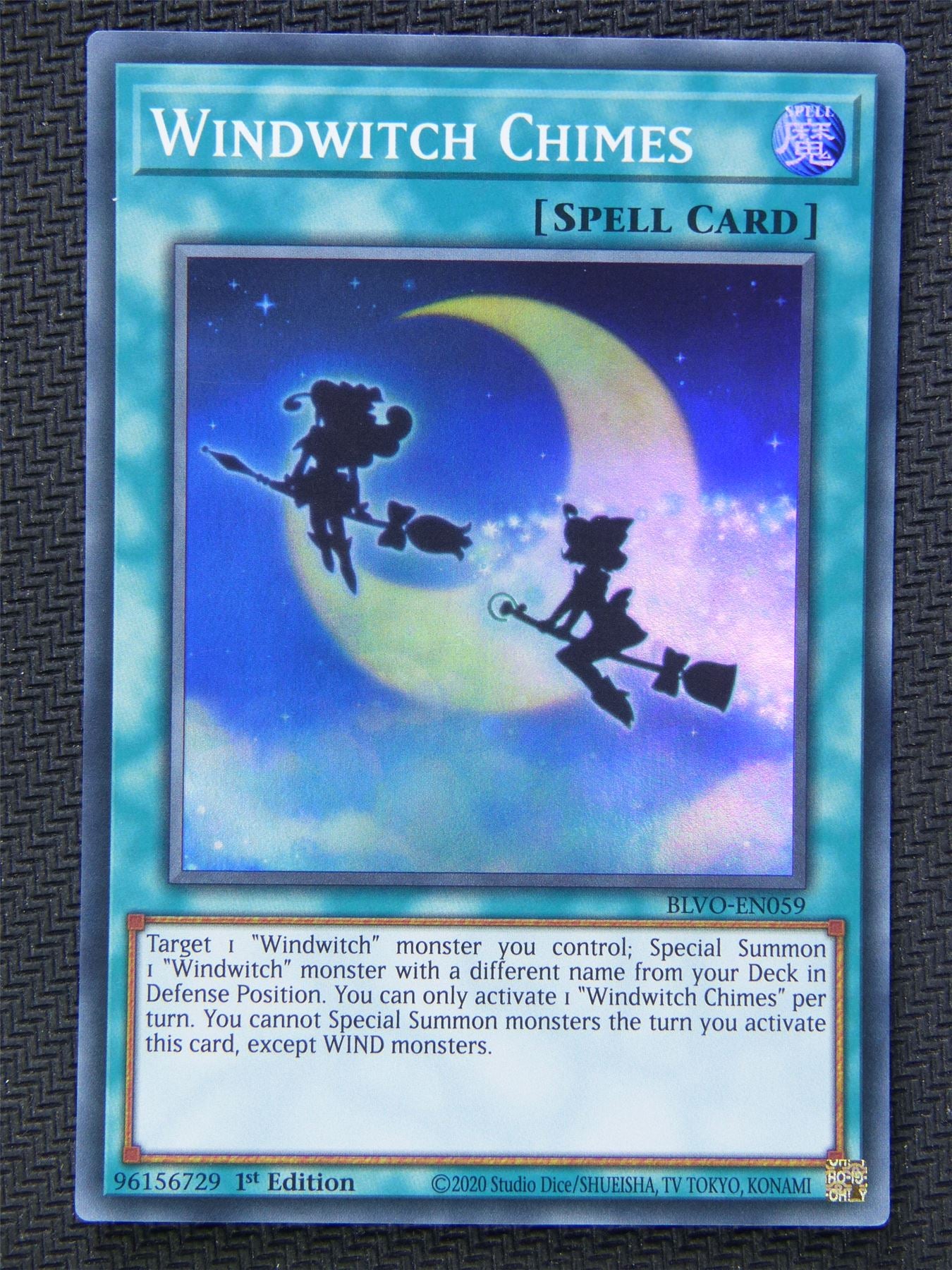 Windwitch Chimes BLVO - Super Rare - Yugioh Card #5T7